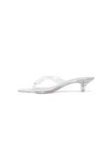 THERAPY Jellyz Thong Heel Clear