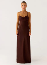 Joanie Maxi Dress - Chocolate