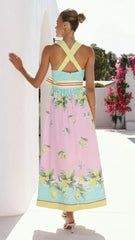 Velma Maxi Dress - Rosé Lemonade