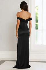 Couture Enchantment Off Shoulder Maxi Dress