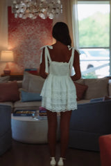 I'm Ready Mini Dress - White