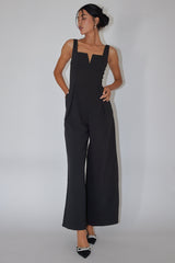 Colleen Side Pocket Jumpsuit Black
